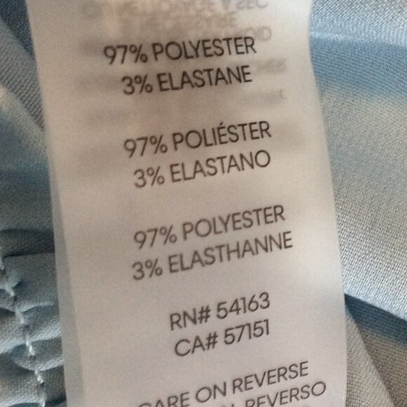 Calvin Klein Light Blue Blouse Size Small NWT - Picture 9 of 9